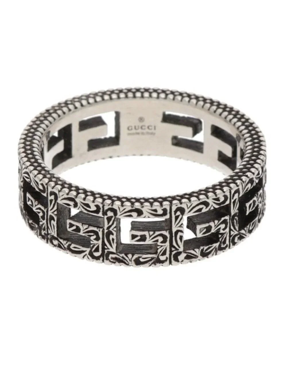 Gucci Square Ring Silver